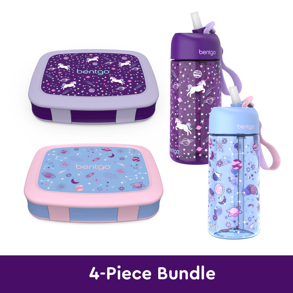 bentgo-kids-prints-lunch-boxes-and-water-bottles-a2 bentgo-lunch-box-bottle-bundle-unicorn-galaxy-1.jpg